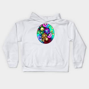 Flowers and Gems Kids Hoodie